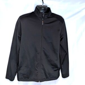 Pro Tour Jacket Men's Black  with Fleece Lining- Medium